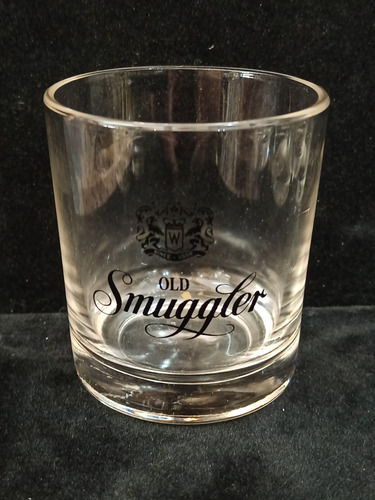 Vaso De Whisky Con Publicidad De Old Smuggler 