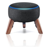 Compatible Con iPod - Real Wood Stand For Echo Dots 3rd Gen.