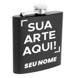 Cantil Porta Bebida Personalizado C/ Nome Gravado De Bolso