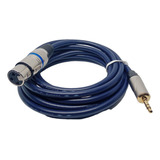Cable Plug Auxiliar Trs 3,5mm A Canon Xlr Hembra 1,8 Metros