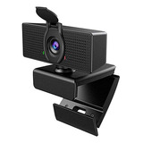 Webcam Con Micrófono,1080p Hd Y Cubierta De Privacidad, Usb