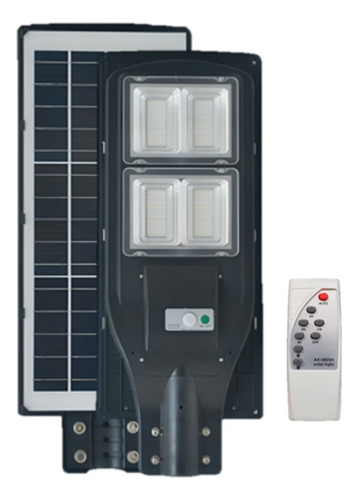 Lámpara Alumbrado Público 400w Con Panel Solar Integrado 