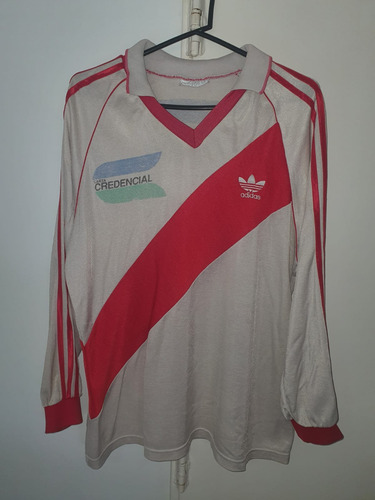 Camiseta River Plate 1991 Manga Larga Carta Credencial T.3