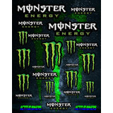 Kit De Stikers Monster Energy