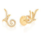 Brinco Ear Cuff Cravejado Zircônias - Rommanel 526528