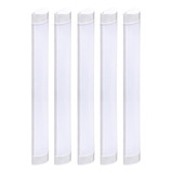 Kit 5 Luminária Linear 36w 120cm Tubular Slim Branco Frio