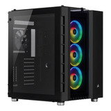 Gabinete Gamer Corsair Crystal 680x Rgb Black Vidrio Templad