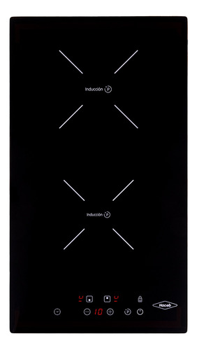 Estufa De Empotrar Inducción Negra 30cm Eléctrica 220v Haceb