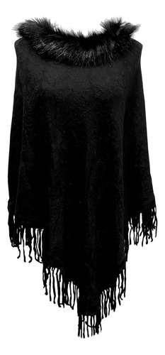 Poncho Po040 Negro