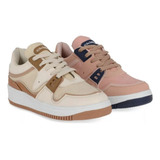 Tenis Dama Casual Hueso Y Maquillaje Duo Pack 314