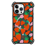 Funda Para iPhone 14 Pro Max Strawberries 6x Grado Milita-02