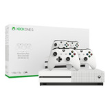 Microsoft Xbox One S 1tb Two-controller Bundle Color  Blanco