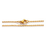 Pulsera Oro 18 Kilates Cubana Espejito 20cm X 3mm Mod 2023 *