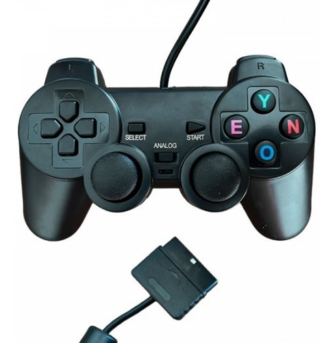 Controle Ps2 Dualshock 2 Playstation 2 Preto