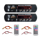 Kit 2 Placas Decodificadora Bluetooth/mp3/usb/sd//fm/ Aux 