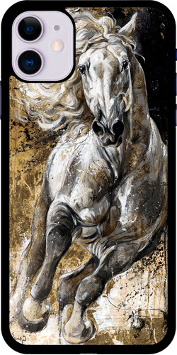 Funda Celular Pintura Caballo Rupestre Galopando