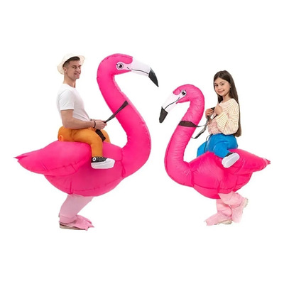 Flamingo Ropa Inflable Padre-hijo Conjunto Actuación De 2pcs