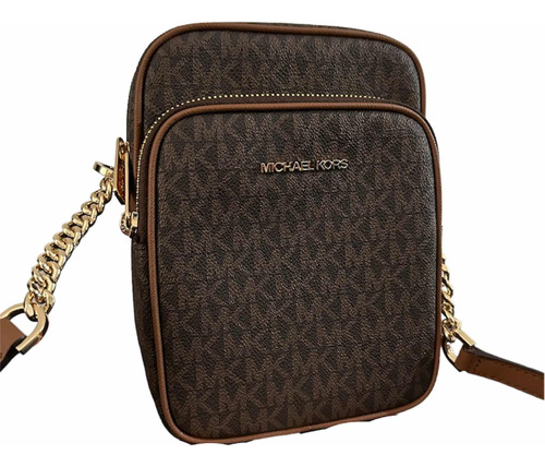 Bolsa Xbody Michael Kors Mk Jet Set Travel Crossbody Genuina