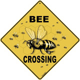 Bee Crossing - Señal De Aluminio (x43)