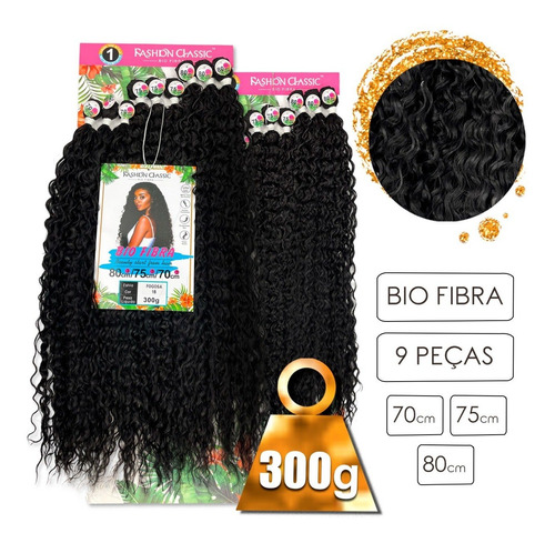 Cabelo Fogosa 80cm Bio Fibra Fashion Classic 300gm 