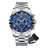 Reloj De Lujo Poedagar Para Hombre Quartz Sports