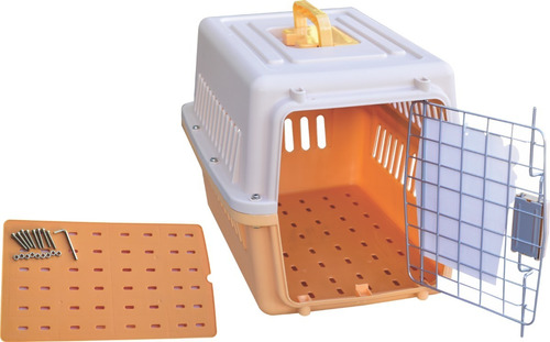 Jaula Transportadora Kennel Perro Gato 58x37x35cm Iata 7504