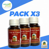 Pack X 3 Tintura Madre Cola De Caballo Oasis-diurética-reuma