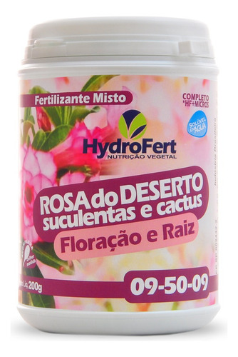 Fertilizante Rosa Do Deserto Floração 9-50-9 Hydrofert 200g