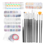 Nail Art Brush 3d Nail Art Kit De Decoración Nail Art Tools