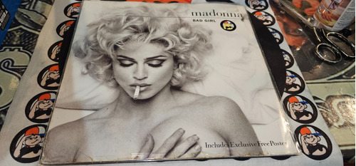 Madonna Bad Girl Vinilo Maxi Uk 1993 Sin Poster Muy Bueno