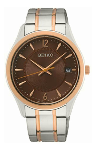 Reloj Seiko Caballero Sur470p1 Acero Combinado Con