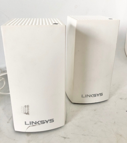 2 Unid - Roteador E Repetidor Wi-fi Linksys Branco - Whw01