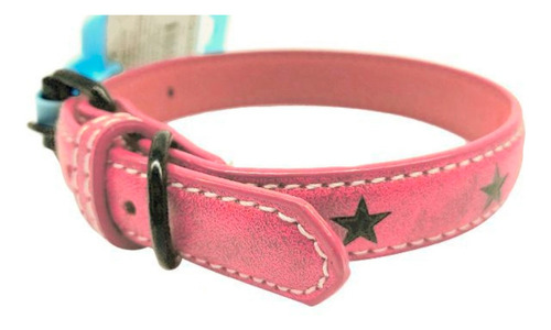 Collar Para Perro Mediano Talla M 43cm Rosa