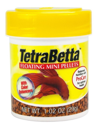 Alimento Tetrabetta Pez Beta Pellets 29 Gr 1.02 Oz