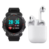 Smartwatch Reloj Inteligente Fd68 + Auriculares Inalámbricos