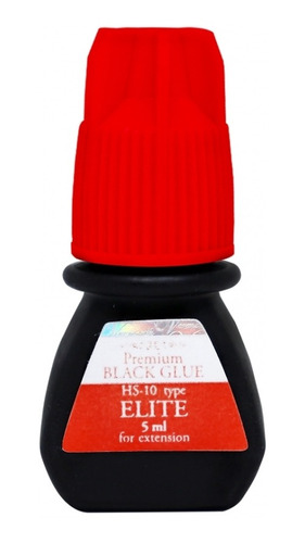 Cola Elite Hs10 5ml Alongamento Cílios Premium Black Glue