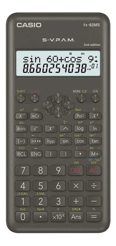 Calculadora Cientifica Casio Fx-82ms Relojesymas Negro Ms-2