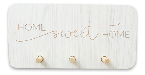 Portallave De Madera - #01 Home Sweet Home Rec - 20 X 10 Cm