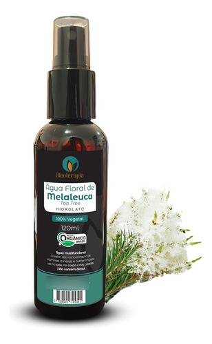 Água Floral De Melaleuca (tea Tree) Hidrolato 100% Orgânico