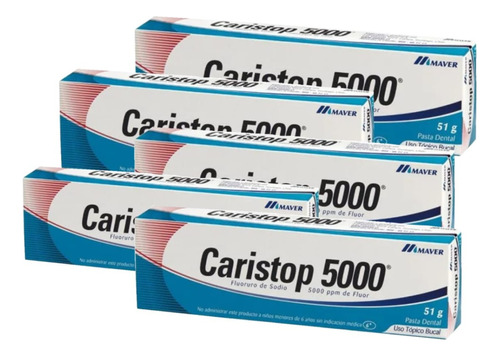 5 Pastas  Caristop  5000- 100% Original