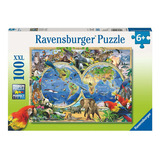 Puzzle Xxl Animales De La Tierra - 100 Piezas