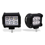 Juego De Faros 6 Leds (dually) 9.8 X 7.6mm Ds