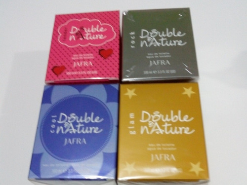 4perfumes By Jafra Dama Double Nature Crazy,cool,glam Y Rock