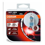 Juego De Focos H7 Night Breaker De Osram