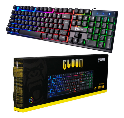 Magic Keyboard Teclado Gamer Clanm Para Notebook Asus Acer