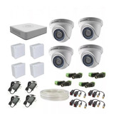 Kit 4 Camaras De Seguridad Hikvision Hd Con Dvr De 4 Canales