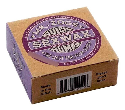 Cera Sexwax Quickhumps Cold To Cool Sello Morado