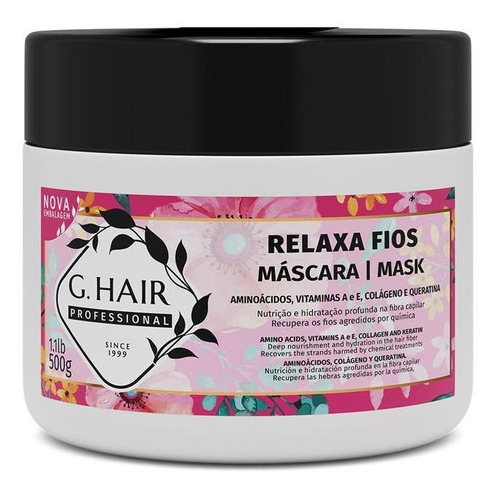 Máscara Relaxa Fios Ghair 500g