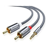 Cable Audio Plug 3.5 Mm A Rca Stereo Calidad Superior