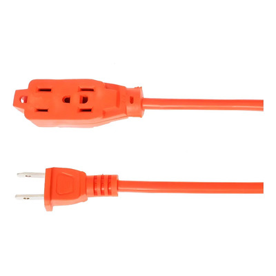 Multicontacto De 3 Tomas Igoto Dup-er13-30nacolor Naranja Largo Del Cable De 30m 15a